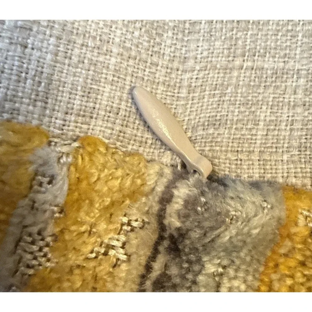Urban Standard Gray/Blue/Mustard Pillow Feather Down Accent Throw Pillow 24